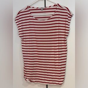 Green Envelope Striped Women's Top. Size M